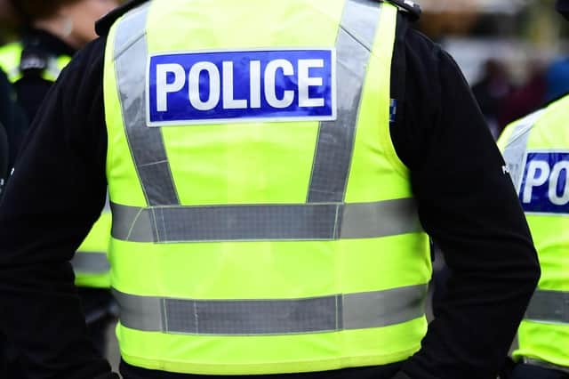 Police have sealed off the area