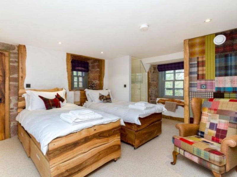 The comfortable bedrooms all have unique and quirky design touches.