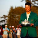 Hideki Matsuyama after his Masters win in April. Picture: Jared C. Tilton/Getty Images.