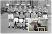 Former goalkeeper David Larter (inset) aims to reunite the Bruntsfield football team that won the cup in 1971.