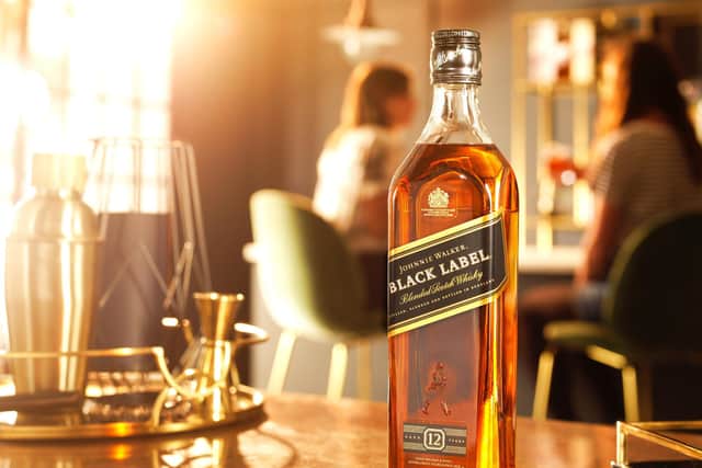 Diageo's vast portfolio includes Johnnie Walker whisky, Guinness stout and Smirnoff vodka.