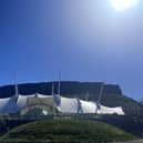 Dynamic Earth has won awards for its architecture but the unique ‘tent-style’ dome structure – known as the stratosphere, constructed from a fabric membrane stretched over a steel skeleton and surrounded by glass walls – is difficult and costly to heat and cool