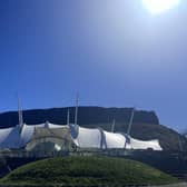 Dynamic Earth has won awards for its architecture but the unique ‘tent-style’ dome structure – known as the stratosphere, constructed from a fabric membrane stretched over a steel skeleton and surrounded by glass walls – is difficult and costly to heat and cool