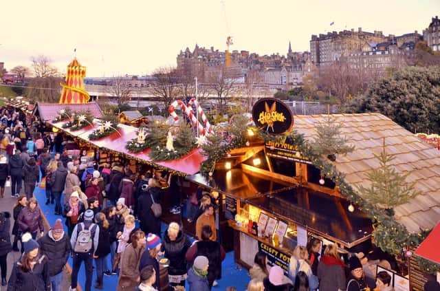 Scenes such as these at Edinburgh's Christmas Market are unlikely to be repeated this year.