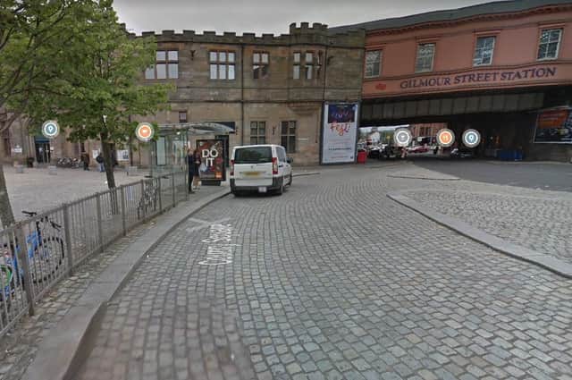 Police are investigating after a report that a man and woman engaged in an ‘indecent sexual act’ on a platform on Paisley Gilmour Street (Photo: Google Maps).
