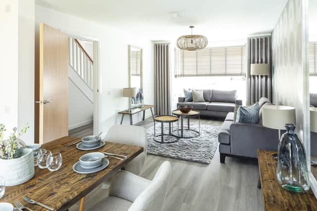 Boasting a large, open-plan kitchen and dining room, the Fullarton and its five bedrooms rival Edinburgh's own offerings on the market for similar prices.