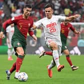 Ardon Jashari, lninked with Celtic, featured for Portugal at the World Cup. (Photo by Fabrice COFFRINI / AFP) (Photo by FABRICE COFFRINI/AFP via Getty Images)