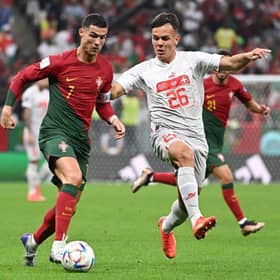 Ardon Jashari, lninked with Celtic, featured for Portugal at the World Cup. (Photo by Fabrice COFFRINI / AFP) (Photo by FABRICE COFFRINI/AFP via Getty Images)