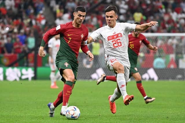 Ardon Jashari, lninked with Celtic, featured for Portugal at the World Cup. (Photo by Fabrice COFFRINI / AFP) (Photo by FABRICE COFFRINI/AFP via Getty Images)