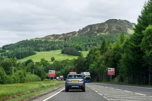 The project to dual the A9 would appear to be behind schedule