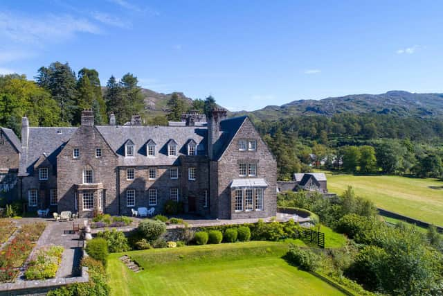 Arisaig House dates from the 1860s.