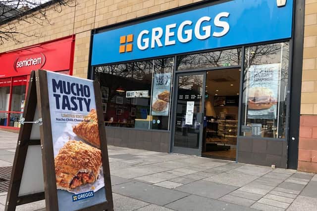 Greggs will close all its close at the close of business tomorrow. Picture: Lisa Ferguson