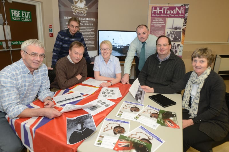 The launch of an online archive called 'Heroism and Heartbreak' was pictured in 2015 at the Central Library. It recorded the lives of Hartlepool sailors who served in the First World War.