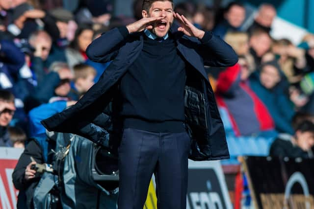 Rangers manager Steven Gerrard. Picture: SNS