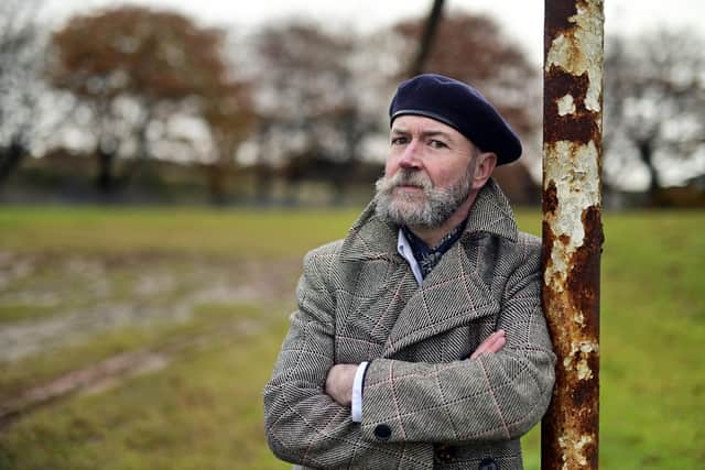 David Keenan in Katherine Park, Airdrie. Photograph by John Devlin