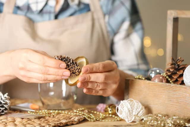 Making a snow globe is a simple activity you can enjoy doing as a family (Picture: Shutterstock)