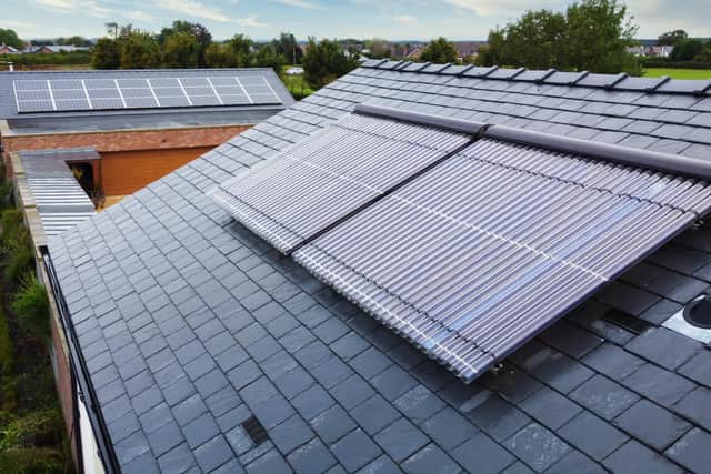 Scotland saw about a quarter of all solar panel installations last year, according to the latest statistics.