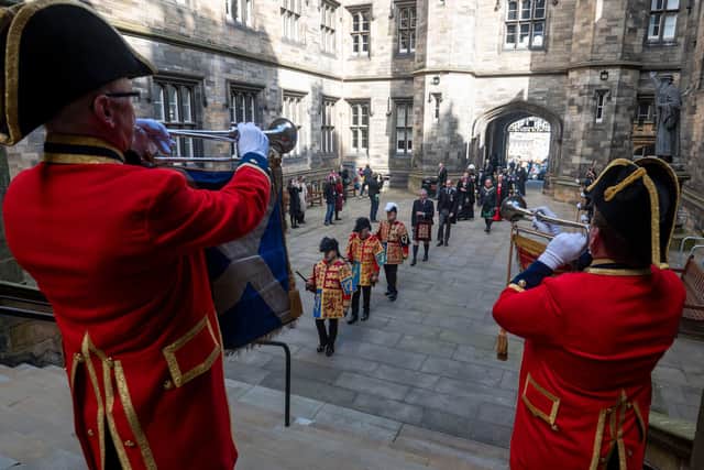 The General Assembly opened on Saturday with some of the usual pomp and ceremony Picture: Andrew O'Brien