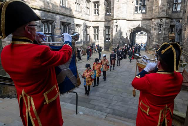 The General Assembly opened on Saturday with some of the usual pomp and ceremony    Picture: Andrew O'Brien