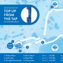 A route map for the tap it up runners