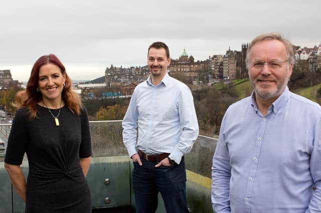 Cat MacLean, Stuart Hendry, Tim Edward, of MBM Commercial.