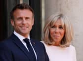 French president Emmanuel Macron and his wife Brigitte. Picture: Getty Images