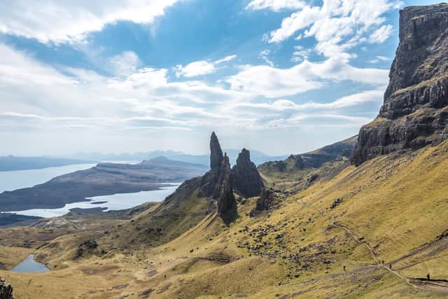 The popularity of landmarks such as the Old Man of Storr has driven a huge increase in numbers of visitors to Skye, but hospitality businesses are struggling with a staffing crisis as the season gets underway. PIC: Tom Stromner - Flickr - CC