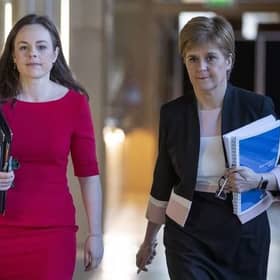 Finance Secretary Kate Forbes and First Minister Nicola Sturgeon