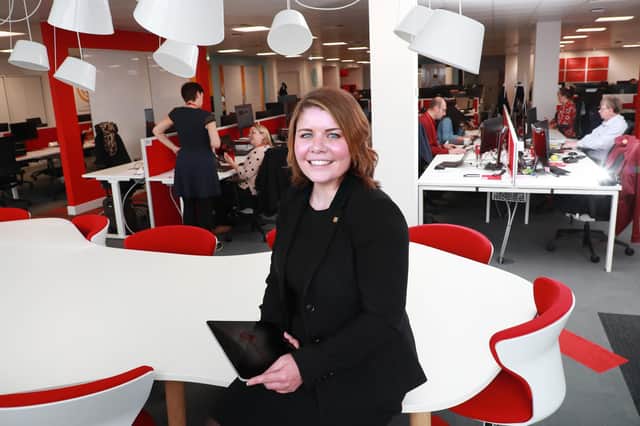 Lindsay McGranaghan, business unit leader for Scotland, who was appointed to the role in 2019. Picture: Stewart Attwood.