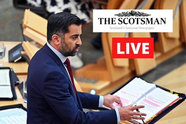 Humza Yousaf is to face FMQs.