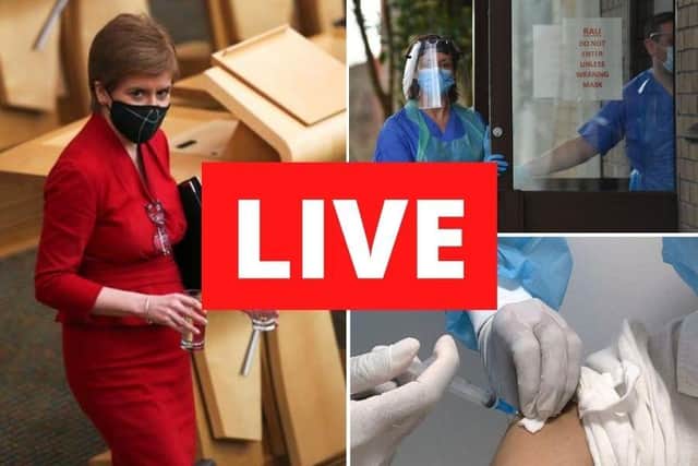Nicola Sturgeon to address Parliament in weekly coronavirus restriction review following discovery of Brazilian variant in Scotland.