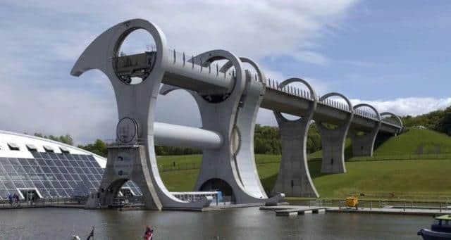The woman was attacked and verbally abused near to the Falkirk Wheel. Picture: Robert Perry