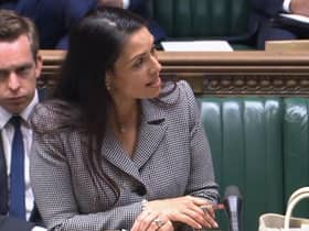Home Secretary Priti Patel making a statement to MPs in the House of Commons, London, on the Rwanda asylum plan. Picture date: Wednesday June 15, 2022.