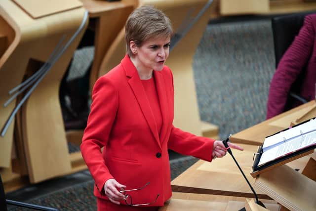 Nicola Sturgeon has expressed support for a four-day week but the issue should not be seen as a political matter of left versus right, says Andrew Bartlett (Picture: Andy Buchanan/pool/Getty Images)