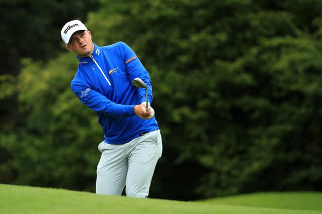 David Law carded seven birdies in eight holes to set the pace in the Betfred British Masters at Close House, near Newcastle., Picture: Andrew Redington/Getty Images