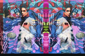 Prince is among the stars who has been depicted by artist Stuart McAlpine Miller.