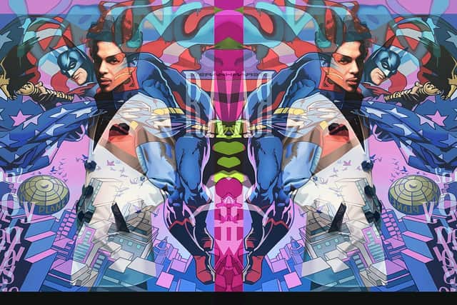 Prince is among the stars who has been depicted by artist Stuart McAlpine Miller.