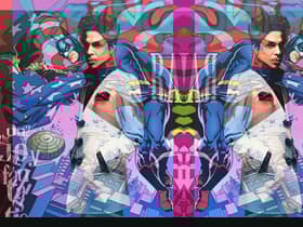 Prince is among the stars who has been depicted by artist Stuart McAlpine Miller.