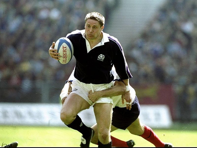 Centre Alan Tait racked up his 17 Scotland tries in just 27 appearances stretching out from 1987 to 1999.