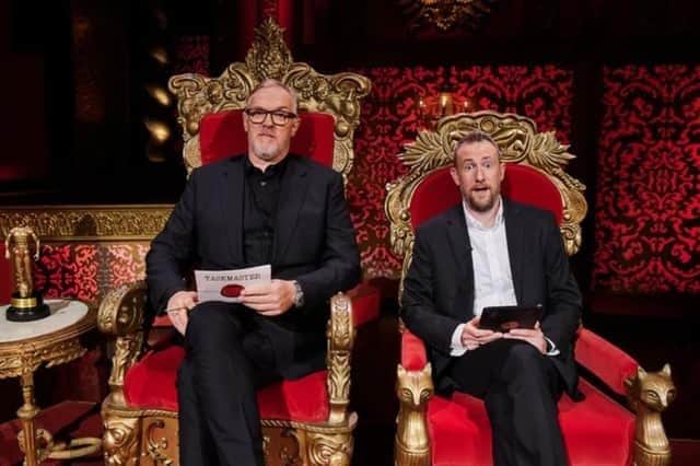 Taskmaster Greg Davies and his assistant 'Little' Alex Horne. | Channel 4