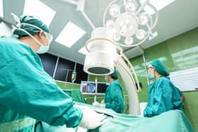 Planned surgeries dropped by a third from December to January.