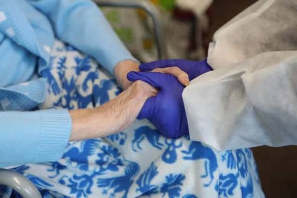 The number of deaths from dementia and other age-related conditions fell 5% in Scotland last year
Pic: Getty