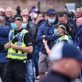 Hundreds turn out ‘to protect’ Glasgow war memorial