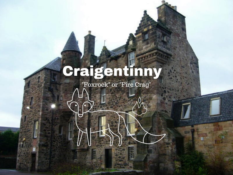 This is a suburb located in the north-east of Edinburgh near the famous Portobello. The name ‘Craigentinny’ is derived from ‘Creag an t-Sionnaich’ which translates to ‘the rock of the fox’. Alternatively, it has also been linked to 'Creag an teinne' which would make it 'fire crag'.