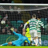 Celtic's Luis Palma penalty had significance beyond its impact on his side's 4-1 win over Hibs. (Photo by Craig Foy / SNS Group)