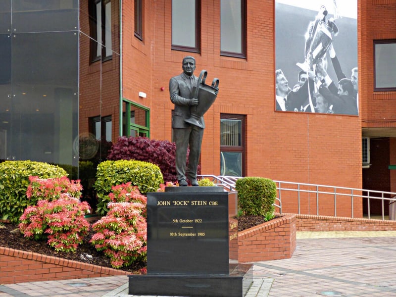 As written on The Celtic Wiki: “The statue stands at the front of the main entrance at Celtic Park, and is a great fitting tribute to the man we will forever be in awe of.” Stein is credited for guiding Celtic through nine successive Scottish League championships.
