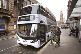 A flat fare trial is planned for an area of Scotland. (Photo by FirstGroup)