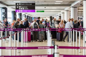 Edinburgh Airport was ranked the fourth worst in the UK for flight delays last year. Picture: Lisa Ferguson