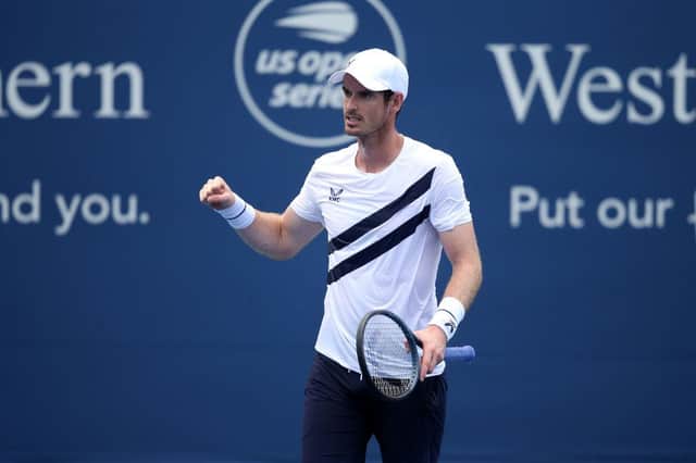 Andy Murray is through to round four after defeating the No.7 in the world. Picture: Getty