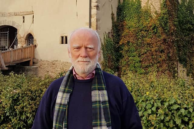 David Scrimgeour in Wernberg Burg, Bavaria.